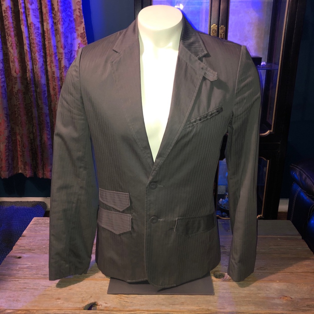 Guess Blazer With Crest On Back Size: Small - image 2